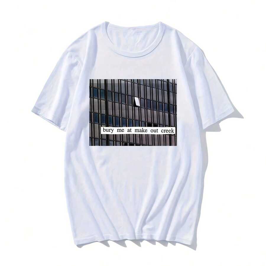 Singer Miki Be The Cow Poster Music Album Print reat Popular R Cool Streetwear  Uni Tops Ropa HombrePlus Experience Unmatched Comfort And Durability With Our 0G Heavyweight  Cotton 220G heavyweight 100% cotton T-shirt.  with butterfly print pattern, suitable for girls and wo's short sved round neck inspirational shirt, cute aesthetic Y2K style summer top, suitable for outdoor, family, work or street wear casual loose daily T-shirt - Blanco - Ver 1