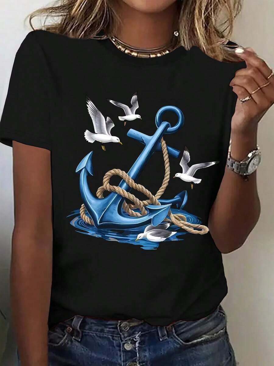 Women T-Shirts - Black - View 1