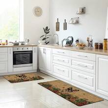 1pc Husky Pattern Printed Linen Kitchen Rug, Bathroom Mat, Doormat, 3D Printed Rectangular Carpet For Living Room, Bedroom, Hallway, Bathroom, Laundry Room - Polyester Rug For Indoor And Outdoor Home Decor - Multicolor - View 7