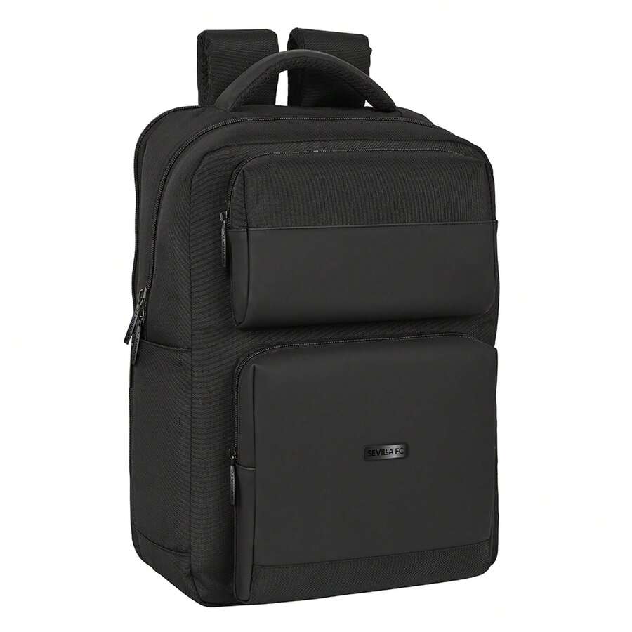 | Large Rolling Backpacks Sevilla FC Compact Evolution Removable Washable And Water Resistant, 6" With USB Double Padded Compartment, Hidden Anti-Theft Zipper, Organizer, Red, 6? - Option 1 - View 1