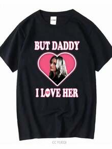 Blouses For Women Emily Prentiss But Daddy I Love Her T Shirt Design Criminal Minds Fan Paget Brewster Long Or Short Sleeves Vintage Washed - 黑色 - 查看 1