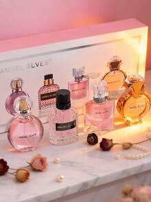4-Piece Women's Perfume, Floral And Fruity Fragrance Light Perfume Is Refreshing And Pleasant, Suitable For Both Men And Women. It Is Portable For Travel, Leaves A Long-Lasting Fragrance. - 花果香 - 查看 3