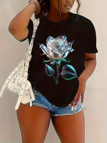Women T-Shirts - Black - View 5