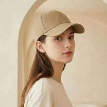 1 chiếc mũ lưỡi trai kiểu retro unisex, không gọng, có thể điều chỉnh, kiểu mũ bố, phụ kiện đi biển cho nam và nữ, vật dụng cần thiết khi đi du lịch. - Một kích cỡ phù hợp cho tất cả - Xem 6