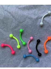 7pcs Stainless Steel Piercing Kit, Includes 12G/14G/18G Needles, Suitable For Navel, Lip, Nose, Eyebrow, Ear Piercing, With Nose Stud, Navel Ring, Lip Ring And Nose Septum Ring - Multicolor - View 5
