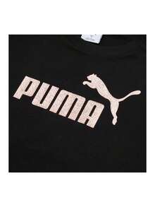 Puma ESS METALLIC No.1 Logo Tee W 女款T恤，休闲舒适简约户外运动短袖 - 694455-01 - 查看 8