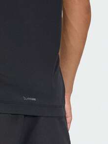 Adidas Regata Masculina D4T PRIMELIFT, Regata de Malha de Ajuste Slim com Absorção de Umidade para Treinamento de Força, Vestuário de Fitness KD0373 - Preto - Visão 5