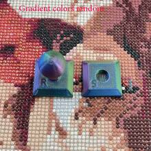 3pcs/Set 3D Printed Diamond Painting Roller And Detachable Ergonomic Diamond Brush, Labor-Saving Diamond Dot Painting Machine, Multi-Color Square And Round Diamond Tools, Diamond Painting Cross Stitch Handcraft Material Set - A - View 9