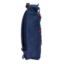 | Double School Backpacks El Pulpo For Laptop And Tablet, Padded Anti-Theft Back Compartment, Double Pull On Main Zipper, Front Zipper Pocket, Top Handle, Navy - Option 11 - View 4