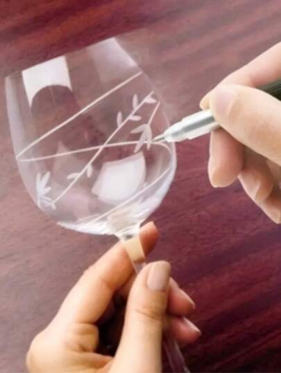 1 chiếc bút khắc đa chức năng bằng vonfram cacbua, tay cầm thoải mái, có nắp bảo vệ, thích hợp cho trang trí nhà cửa, trang trí phòng, khắc trên thủy tinh, gốm sứ và kim loại, tạo dấu ấn, vẽ đường nét.