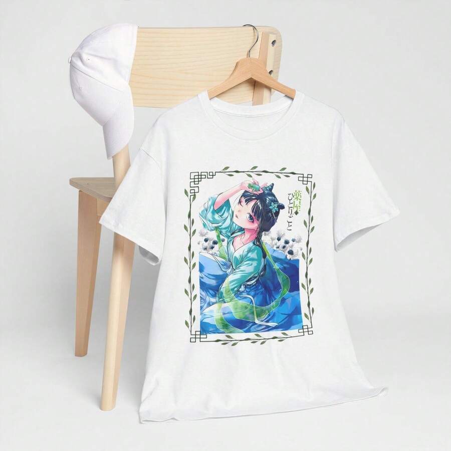 Maomao Frog Shirt Apothecary Diaries Anime TShirt Maomao Anime Tee Japanese Anime Graphic Tee Gift for Anime Fans Anime Clothing - Blanco - Ver 1