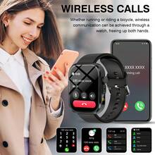 New Full Touch Screen High Definition Fashion Smart Watch, Wireless Calling Function, Compatible With Android And IOS Phones, Perfect Gift For Women - Multicolor - View 2