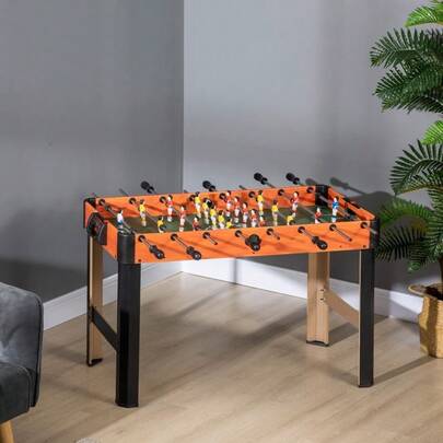 Foosball Table, 2 Balls, Non-Slip Handles, For Children And Adults, Scoreboard, MDF, Metal, Bright Colors