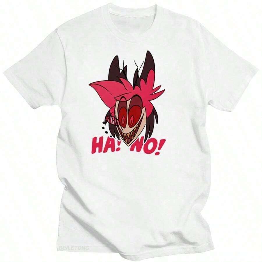 Camiseta de Verano con Estampado de Anime Chiikawas, Estilo Vintage Japonés, de Algodón Puro, Camiseta de Moda de Manga Corta para Hombre |   Diseño exquisito |   Suelto y cómodo |   Fácil de combinar | - Blanco - Ver 1