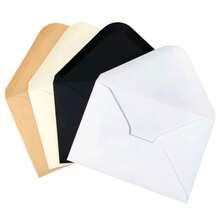 Minimalist Retro Kraft Paper Envelopes, Blank Greeting Cards, Invitations, Holiday Postcards - Rectangle - View 9