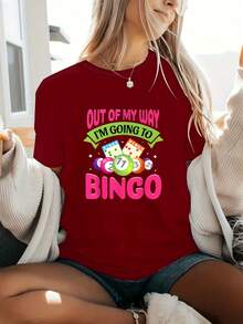 Camiseta de mujer para primavera y verano - Negro - Ver 9
