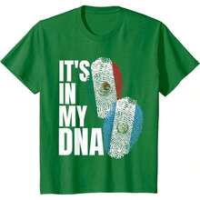 New Women's Summer Casual Blouses - Unisex Short Sleeve T-Shirt With Round Neck, Soft Cotton, Urban Vintage Style, With Guatemala And Mexico Flags - 100% Cotton, Soft Fabric, Short Sleeve, Breathable And Cool - 綠色的 - 查看 6