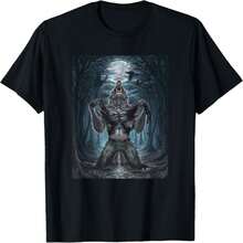 Werewolf Ripping Off Meme T-Shirt(1) - Negro - Ver 1