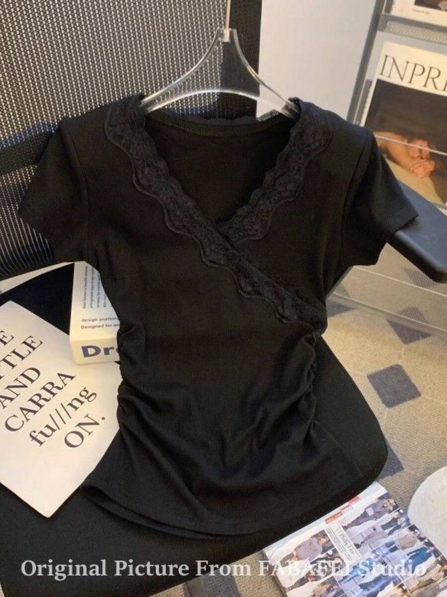Women Tops - Black - View 1