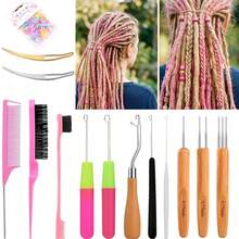 Dreamlike Braiding Crochet Hook Tool Set, Includes Various Sizes And Types Of Hooks For Braiding Handcraft - View 13