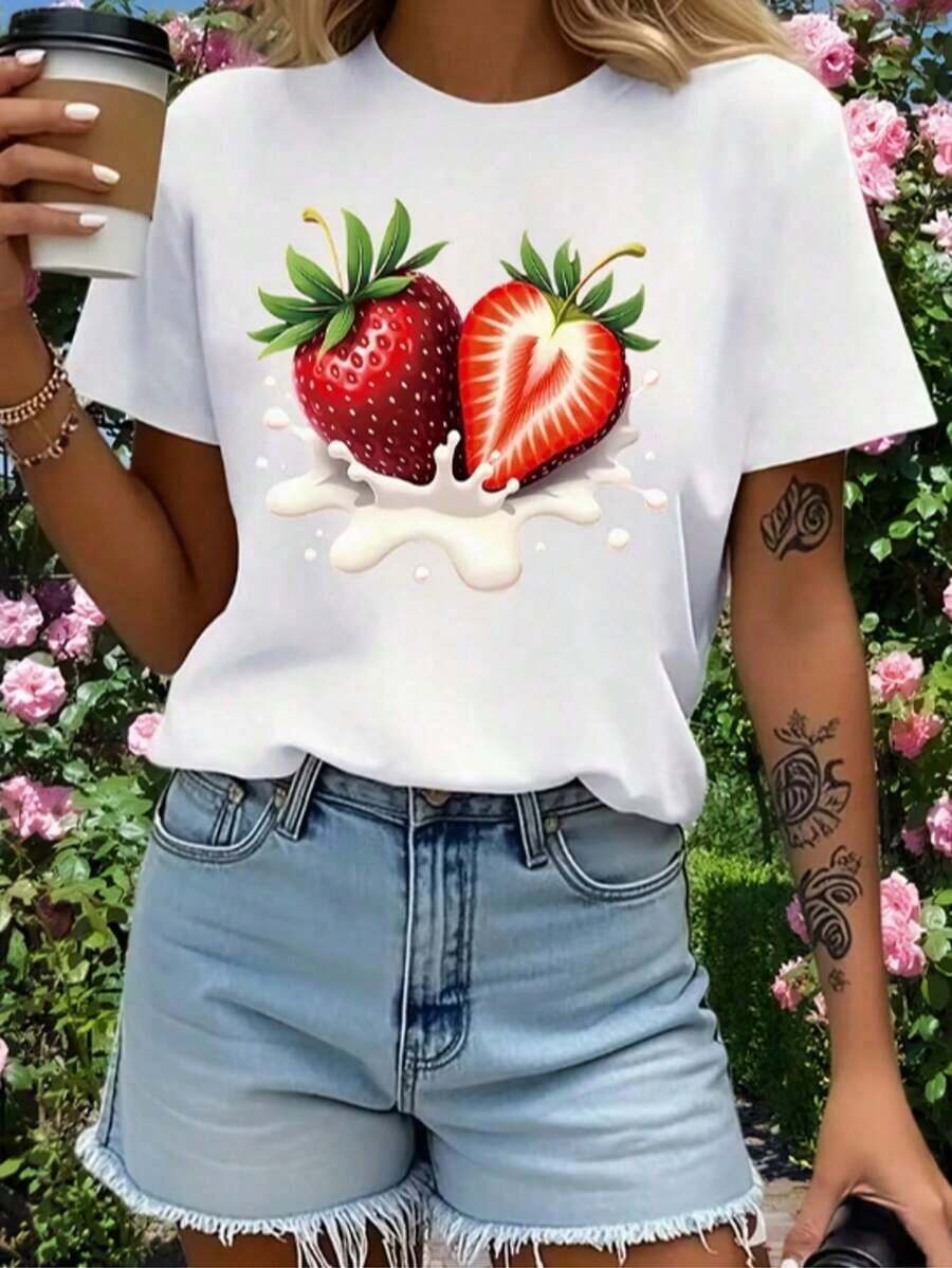 Women T-Shirts - White - View 1