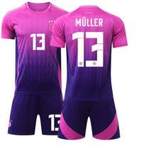 2425 German Away Pink Jersey Number 13 Müller, Number 7, Number 8 Kroos, Wirtz, Number 17 Football Kit Set - Không có cỡ tất - Xem 11