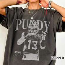 Camiseta Vintage de Brock Purdy Dougie, Camiseta de Baile Purdy, Camisetas para Fans de los San Francisco 49ers, Camiseta Deportiva de Colores, Regalo para Fans - Negro - Ver 5