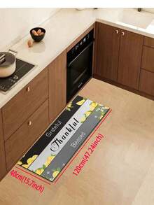1pc Vintage Lemon Seaweed Bath Mat - Super Absorbent, Non-Slip, Perfect For Bathroom, Kitchen And Dining Room Use - Quick Dry, Perfect Gift For Home Decor And Bathroom Mat - Multicolor - View 12