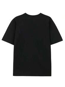 Spicy Marg Black T-Shirt With Spicy Margarita Print With Lime And Chili, Extra Spicy Text, Women's Summer Beach Party Wear, Summer Season, Mexican Fiesta, Casual Blouses For Ladies - 黑色 - 查看 5