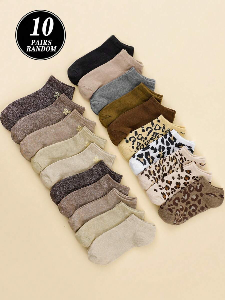 Women Invisible Socks - Multicolor - View 1