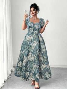 Plus Size Dresses - Multicolor 2 - View 1