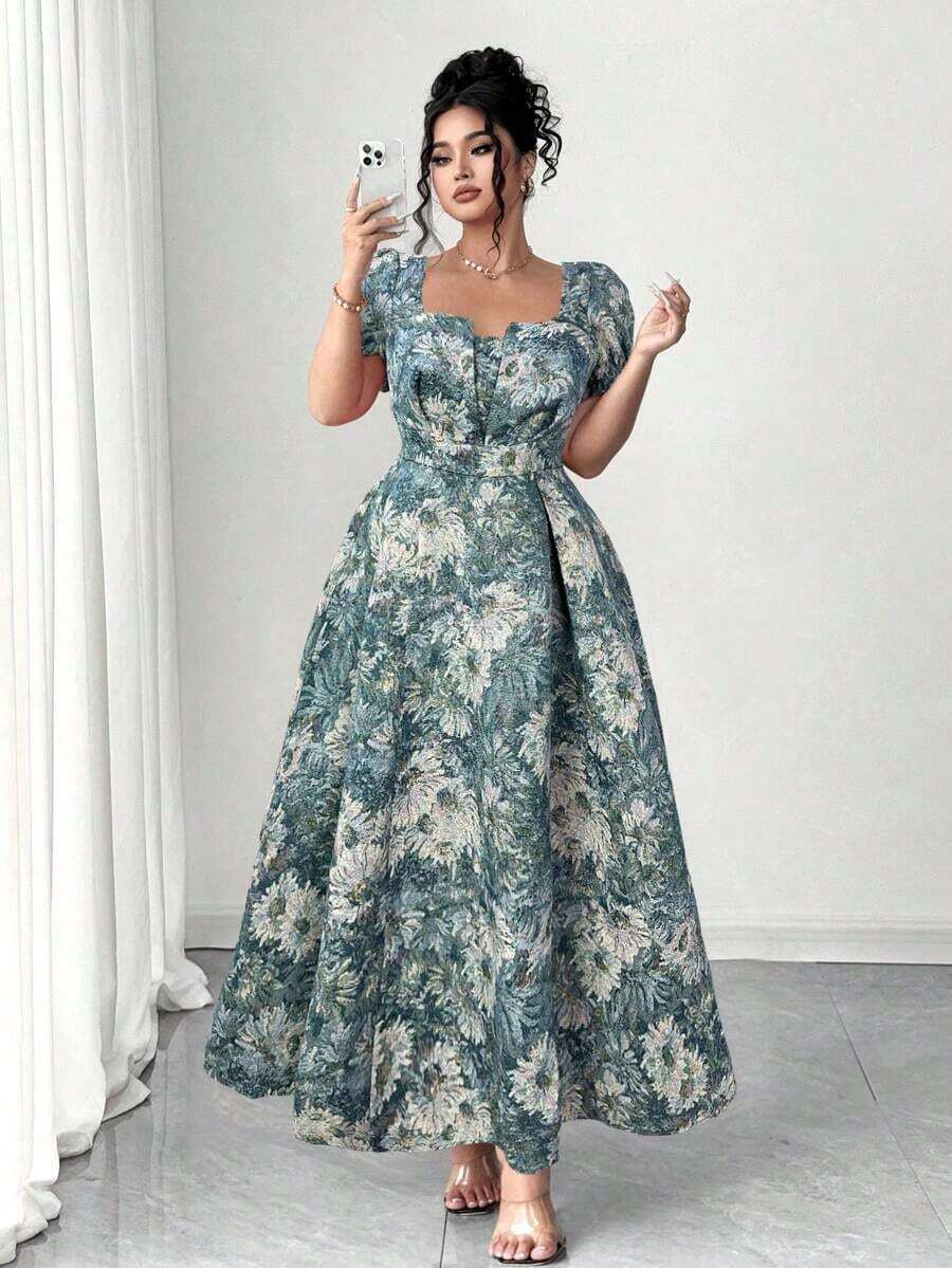Plus Size Dresses - Multicolor 2 - View 1