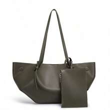 Large Capacity Commuter Tote Bag, Soft Shoulder Tote Bag For Women - Multicolor - View 6