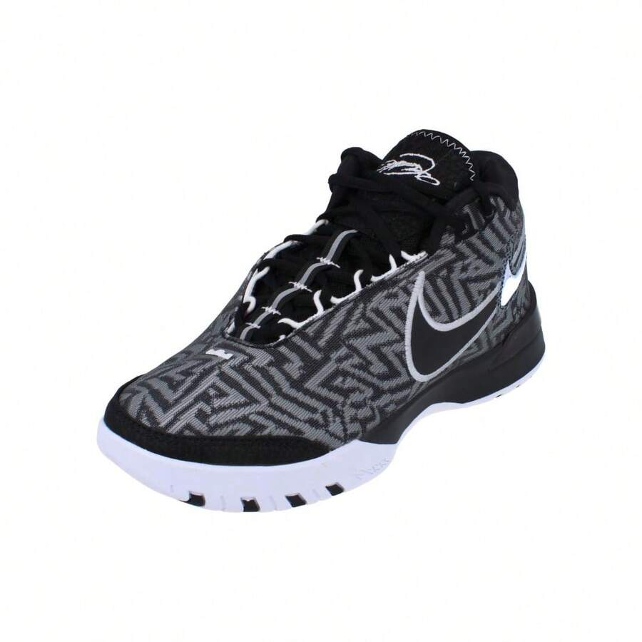 Nike Lebron NXXT Mens Genisus Basketball Shoes - 黑色 淺煙灰色 白色 004 - 查看 1