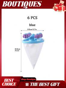 6pcs Lint Collector, Washing Machine Lint Collector, Floating Lint Collector For Washing Machine, Washing Machine Cleaning Net Bag, Washing Machine Lint Collector - Multicolor Upgrade - View 24