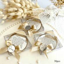 Personalized Acrylic Mirrored Cross Pendant For Baptisms And Weddings Customized Wedding Favors And Holiday Souvenirs With Bows And Ribbons - Multicolor - View 28
