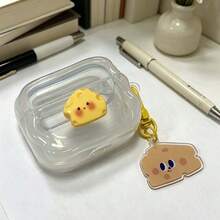 創意可愛起司設計吊飾，適用於 Apple 保護殼、無線藍牙耳機保護殼 - 彩色 - 查看 4