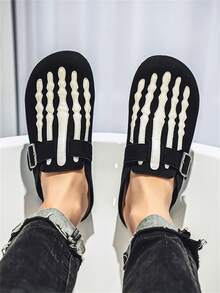 Spring New Unisex Thick Sole Comfortable Beach Sandals Men Women Outdoor Retro Cork Slip-On Slides Couple - Black - View 7