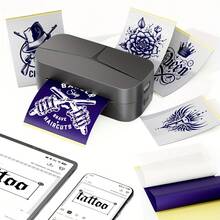 Phomemo TP32 Template Printer, A Mini Tattoo Printer With 25 Sheets Of Transfer Paper, Is A Wireless Printer Suitable For Tattoo Beginners And Professional Artists. It Is Compatible With Tablets And Smartphones, And Functions As A Document/Tattoo Printer With 203 DPI. - 彩色 - 查看 7