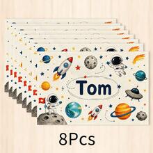 1pc Cartoon Style Linen Placemat, Breakfast Mat, Coffee Coaster, Bowl Pad, Kitchen Accessory, Easy To Clean Dining Mat, Suitable For Home, Restaurant, Restaurant Decor, Holiday Gift, Gift For Friends, Multi-Piece Set - Multicolor - View 24