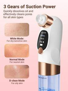JMMO 1pc Rechargeable Smart Facial Cleansing Brush, 6pcs Replaceable Brush Heads, Micro-Bubble Technology, Deep Cleansing Blackheads, 300mAh Lithium-Polymer Battery, Fragrance-Free, Home Skincare Beauty Tool Set (Valentine's Day Gift) - White - View 3