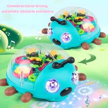 Enchanting Transparent Toy With Music And Lights - Automatic Rotating Function, Lights Up To Music And General Motion, Perfect For Holiday And Birthday Gifts, Suitable For Boys And Girls (Batteries Not Included, Accessory Colors Random) - Multicolor - View 8
