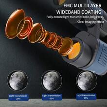1 buah Teropong V.FAR HD Biru FMC Multi-Coated Portabel Lensa Mata Kecil 20MM Lensa Objektif 35MM Untuk Pemandangan, Pengamatan Burung, Pertandingan Bola, Konser, dan Perjalanan - MultiWarna - View 6