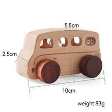 Ball Toy Car Bus Ball Slide Toy, Sightseeing Exploration Interactive Play, Transportation Recognition Early Education Enlightenment, Home Stress Relief Soothing Small Toy, Color And Shape Recognition - Multicolor - View 3