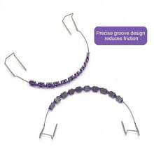 Braces Clip On Teeth Braces, Fashion Hop Teeth Jewelry With Brackets & Wire, Removable Grills Accessory Party Costume Cosplay Daily Look - 紫色 - 查看 6
