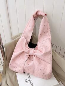 Fashionable Large Tote Bag For Women, New Design Shoulder Bag, Chic Handbag - Pink - View 5