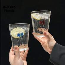趣味3D魚飾玻璃杯組，高硼矽耐熱耐冷飲水杯，彩色海洋魚雕刻透明玻璃杯，多功能飲料杯、水杯、果汁杯、冷飲杯、冰咖啡杯、茶杯、奶昔杯、優格杯、早餐杯，居家廚房飲料杯、咖啡廳玻璃杯、辦公室馬克杯，喬遷禮物、生日禮物，2026必備可愛玻璃杯 - 彩色 - 查看 3