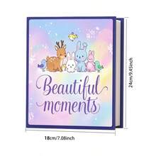 6-Inch Photo Album, Large Capacity, Velvet Material, 200 Pockets, Suitable For Family, Wedding, Anniversary, Travel, Graduation, Ideal Gift - 1PC - View 4