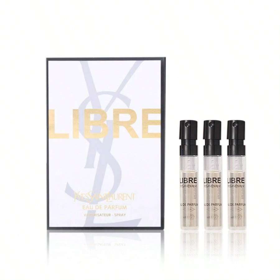 6支/套 Yves Saint Laurent Libre 女士香水,1.2毫升/0.0406液盎司旅行装,不含喷头 - 1.2ml/0.0406lf oz*3 - 查看 1