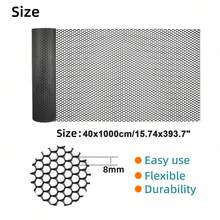 Outdoor Protective Net, PC Plastic Mesh Fence, Multi-Functional Garden Fence Net (Suitable For Pets And Poultry), Small Animal Protective Net (Suitable For Rabbits, Chickens, Dogs), Snake-Proof Outdoor Protective Net (Black) - Multicolor - View 12